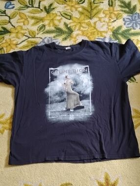 Anvil Black Celine Dion Graphic Tee